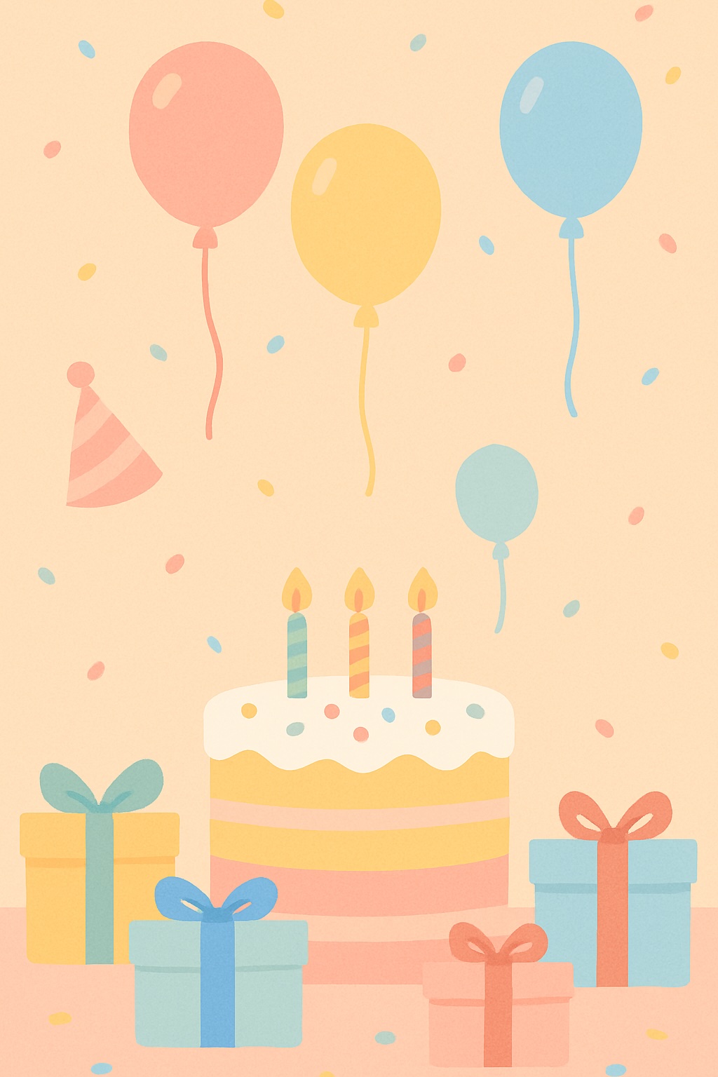 생일 파티 초대장 설문 썸네일